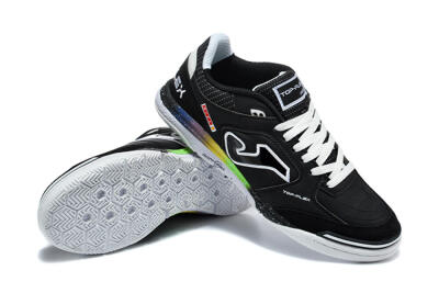 Joma Top Flex IC Indoor & Futsal Soccer Shoes - Black/Black/Multicolor