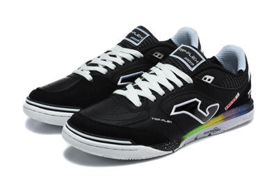 Joma Top Flex IC Indoor & Futsal Soccer Shoes - Black/Black/Multicolor