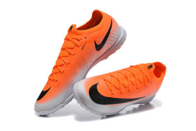 Nike Air Zoom Mercurial Vapor 17 Elite TF Artificial Turf Soccer Shoes - Orange/Bright Mango/Wolf Grey