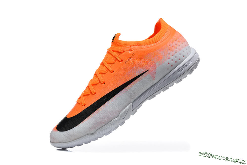 Nike Air Zoom Mercurial Vapor 17 Elite TF Artificial Turf Soccer Shoes - Orange/Bright Mango/Wolf Grey 8