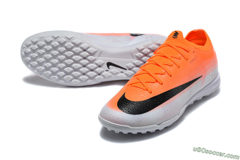 Nike Air Zoom Mercurial Vapor 17 Elite TF Artificial Turf Soccer Shoes - Orange/Bright Mango/Wolf Grey 3