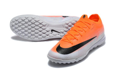 Nike Air Zoom Mercurial Vapor 17 Elite TF Artificial Turf Soccer Shoes - Orange/Bright Mango/Wolf Grey