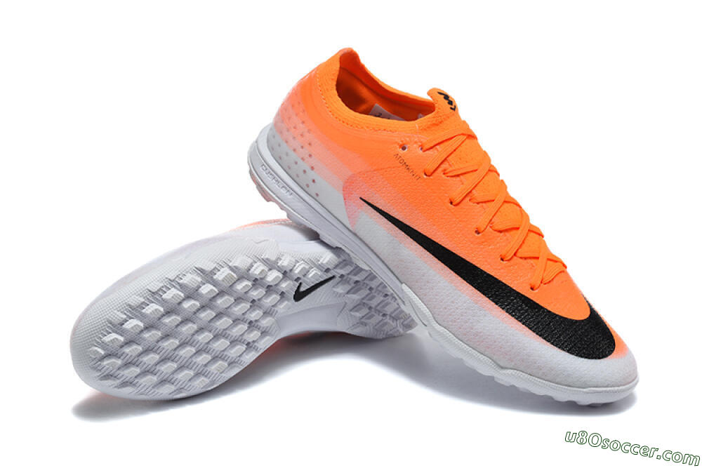 Nike Air Zoom Mercurial Vapor 17 Elite TF Artificial Turf Soccer Shoes - Orange/Bright Mango/Wolf Grey 4