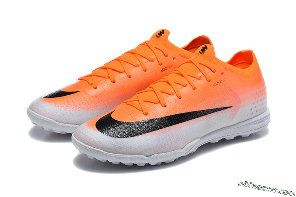 Nike Air Zoom Mercurial Vapor 17 Elite TF Artificial Turf Soccer Shoes - Orange/Bright Mango/Wolf Grey 5