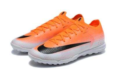 Nike Air Zoom Mercurial Vapor 17 Elite TF Artificial Turf Soccer Shoes - Orange/Bright Mango/Wolf Grey