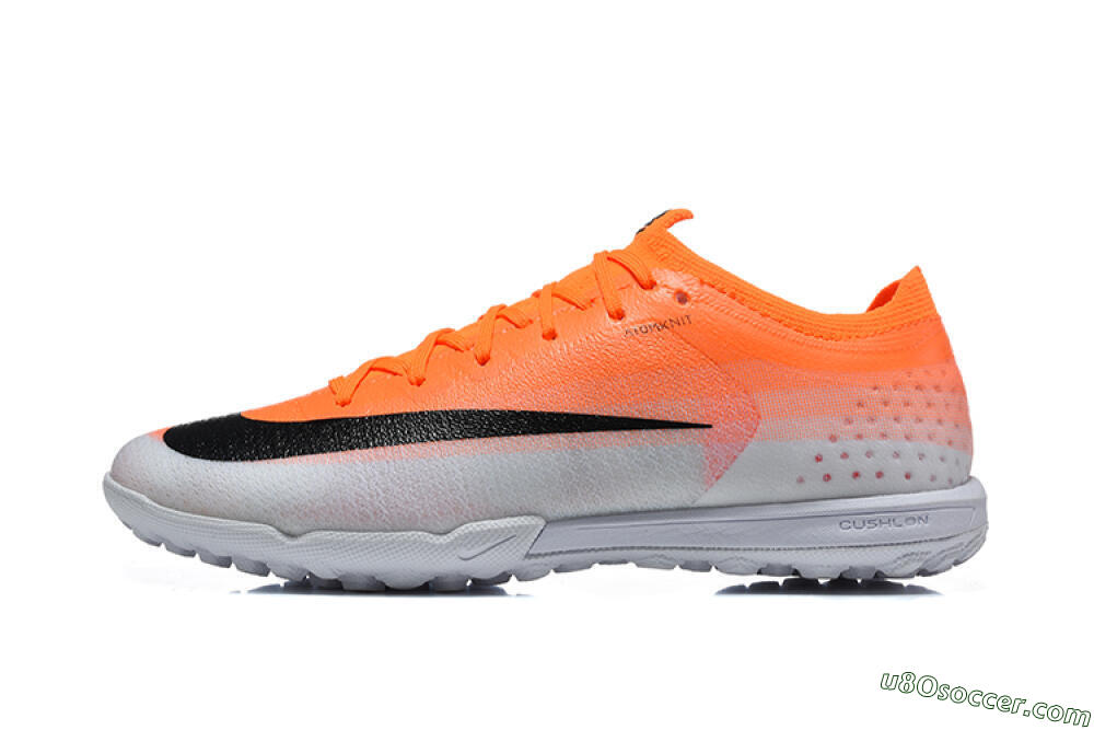 Nike Air Zoom Mercurial Vapor 17 Elite TF Artificial Turf Soccer Shoes - Orange/Bright Mango/Wolf Grey 2