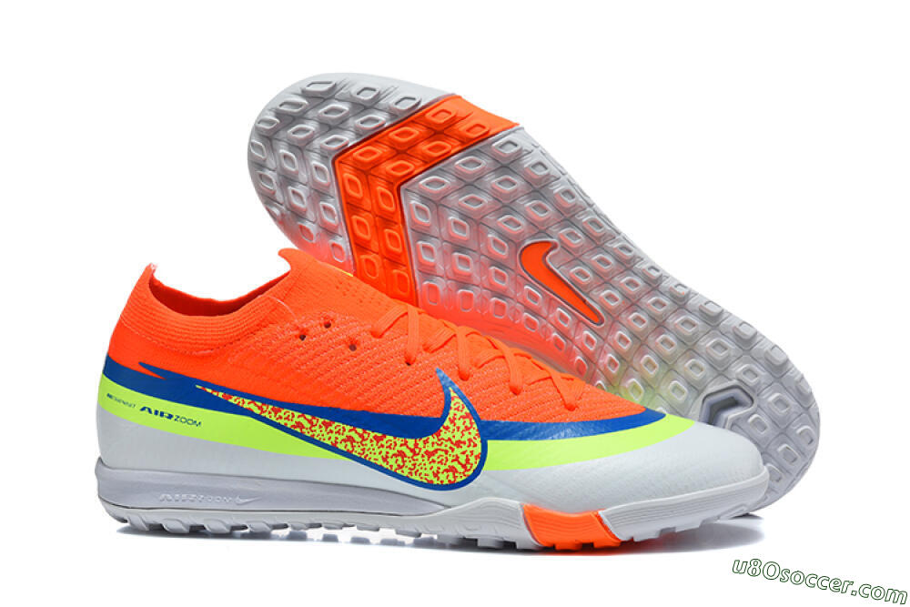 Nike Air Zoom Mercurial Vapor 16 Elite TF Artificial Turf Soccer Shoes - Orange/Bright Crimson/Volt 1