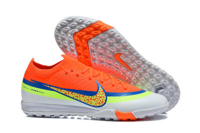 Nike Air Zoom Mercurial Vapor 16 Elite TF Artificial Turf Soccer Shoes - Orange/Bright Crimson/Volt