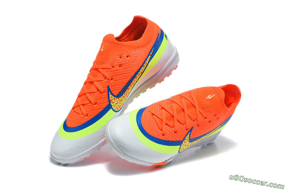 Nike Air Zoom Mercurial Vapor 16 Elite TF Artificial Turf Soccer Shoes - Orange/Bright Crimson/Volt 6