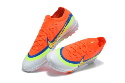 Nike Air Zoom Mercurial Vapor 16 Elite TF Artificial Turf Soccer Shoes - Orange/Bright Crimson/Volt