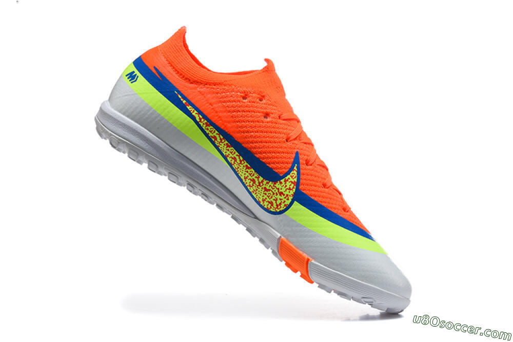 Nike Air Zoom Mercurial Vapor 16 Elite TF Artificial Turf Soccer Shoes - Orange/Bright Crimson/Volt 7