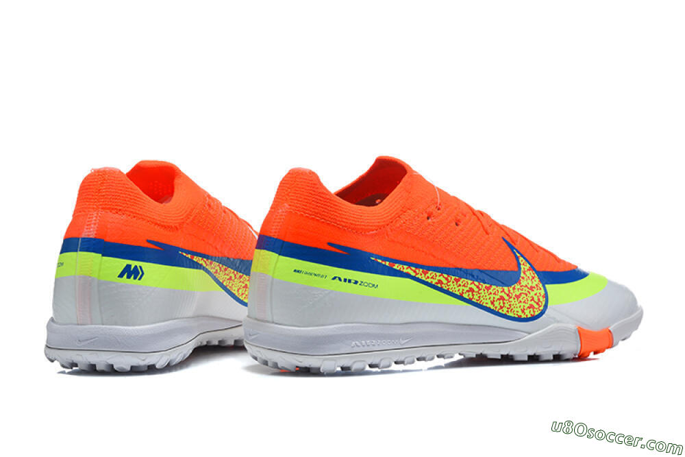 Nike Air Zoom Mercurial Vapor 16 Elite TF Artificial Turf Soccer Shoes - Orange/Bright Crimson/Volt 9