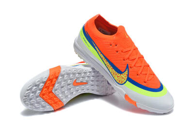 Nike Air Zoom Mercurial Vapor 16 Elite TF Artificial Turf Soccer Shoes - Orange/Bright Crimson/Volt