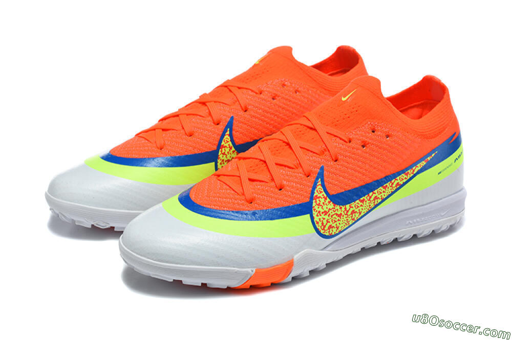 Nike Air Zoom Mercurial Vapor 16 Elite TF Artificial Turf Soccer Shoes - Orange/Bright Crimson/Volt 5
