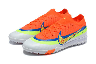 Nike Air Zoom Mercurial Vapor 16 Elite TF Artificial Turf Soccer Shoes - Orange/Bright Crimson/Volt