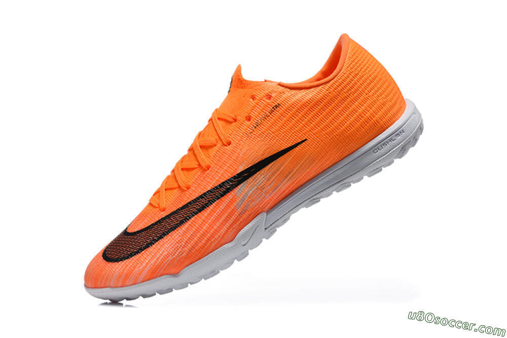 Nike Air Zoom Mercurial Vapor 17 Elite TF Artificial Turf Soccer Shoes - Orange/Bright Mango/Wolf Grey 8
