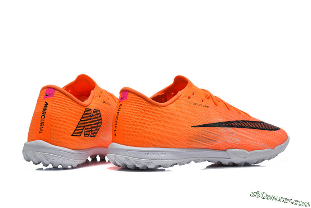 Nike Air Zoom Mercurial Vapor 17 Elite TF Artificial Turf Soccer Shoes - Orange/Bright Mango/Wolf Grey 9
