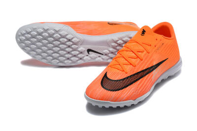 Nike Air Zoom Mercurial Vapor 17 Elite TF Artificial Turf Soccer Shoes - Orange/Bright Mango/Wolf Grey