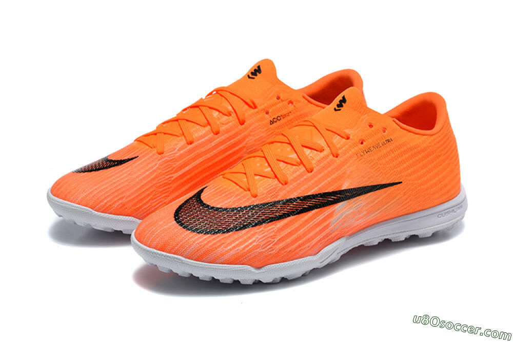 Nike Air Zoom Mercurial Vapor 17 Elite TF Artificial Turf Soccer Shoes - Orange/Bright Mango/Wolf Grey 5
