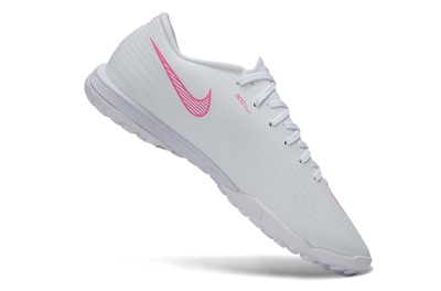 Nike Air Zoom Mercurial Vapor 16 Elite TF Artificial Turf Soccer Shoes - White/White/Pink Blast
