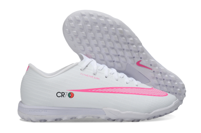 Nike Air Zoom Mercurial Vapor 16 Elite TF Artificial Turf Soccer Shoes - White/White/Pink Blast