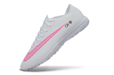 Nike Air Zoom Mercurial Vapor 16 Elite TF Artificial Turf Soccer Shoes - White/White/Pink Blast