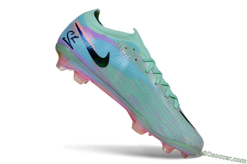 Nike Air Zoom Mercurial Vapor 17 Elite FG Firm Ground Soccer Cleats - Green/Mint Foam/Iridescent Pink 4
