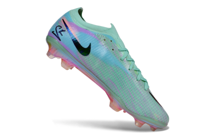 Nike Air Zoom Mercurial Vapor 17 Elite FG Firm Ground Soccer Cleats - Green/Mint Foam/Iridescent Pink