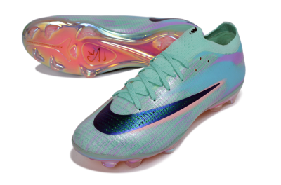 Nike Air Zoom Mercurial Vapor 17 Elite FG Firm Ground Soccer Cleats - Green/Mint Foam/Iridescent Pink