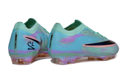 Nike Air Zoom Mercurial Vapor 17 Elite FG Firm Ground Soccer Cleats - Green/Mint Foam/Iridescent Pink