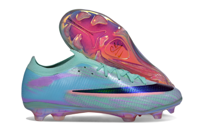 Nike Air Zoom Mercurial Vapor 17 Elite FG Firm Ground Soccer Cleats - Green/Mint Foam/Iridescent Pink