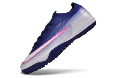 Nike Air Zoom Mercurial Vapor 17 Elite TF Artificial Turf Soccer Shoes - Blue/Deep Royal Blue/Hyper Pink