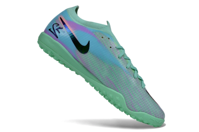 Nike Air Zoom Mercurial Vapor 17 Elite TF Artificial Turf Soccer Shoes - Green/Mint Foam/Psychic Purple