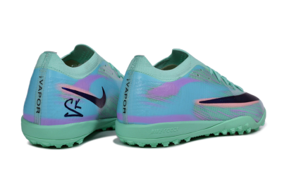 Nike Air Zoom Mercurial Vapor 17 Elite TF Artificial Turf Soccer Shoes - Green/Mint Foam/Psychic Purple