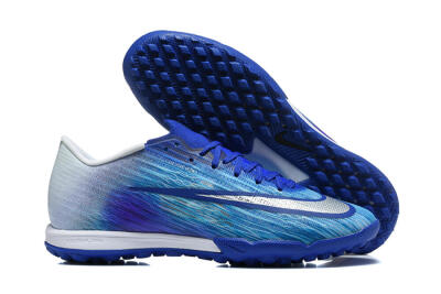 Nike Air Zoom Mercurial Superfly 11 Elite TF Artificial Turf Soccer Shoes - Blue/Photo Blue/Metallic Silver