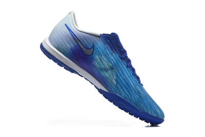 Nike Air Zoom Mercurial Superfly 11 Elite TF Artificial Turf Soccer Shoes - Blue/Photo Blue/Metallic Silver