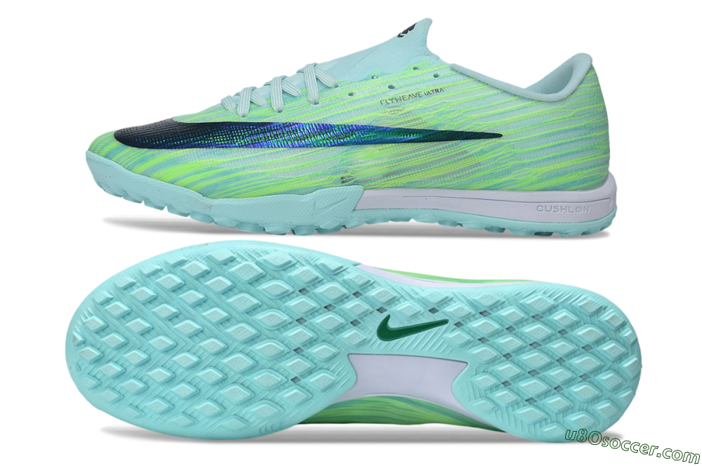 Nike Air Zoom Mercurial Superfly 11 Elite TF Artificial Turf Soccer Shoes - Turquoise/Mint Green/Electric Lime 0