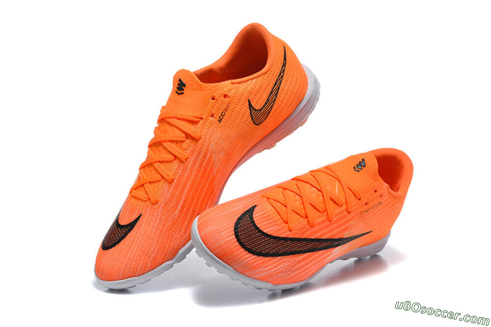 Nike Air Zoom Mercurial Vapor 17 Elite TF Artificial Turf Soccer Shoes - Orange/Bright Mango/Wolf Grey 6