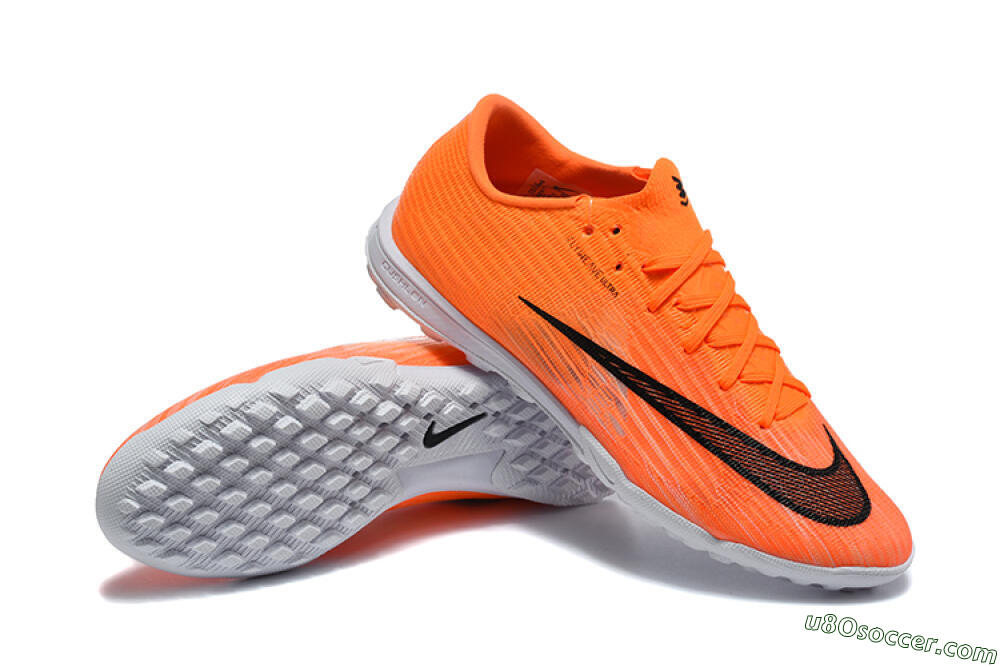 Nike Air Zoom Mercurial Vapor 17 Elite TF Artificial Turf Soccer Shoes - Orange/Bright Mango/Wolf Grey 4