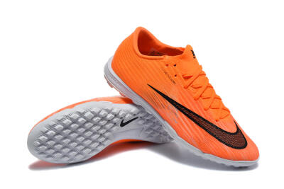 Nike Air Zoom Mercurial Vapor 17 Elite TF Artificial Turf Soccer Shoes - Orange/Bright Mango/Wolf Grey