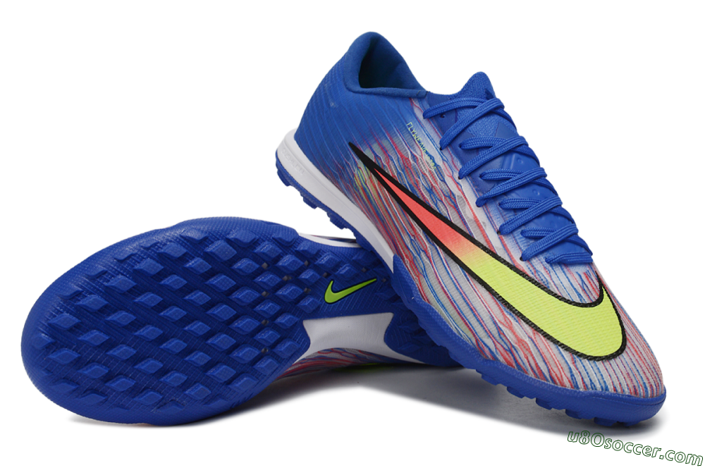 Nike Air Zoom Mercurial Superfly 11 Elite TF Artificial Turf Soccer Shoes - Blue/Racer Blue/Volt 3