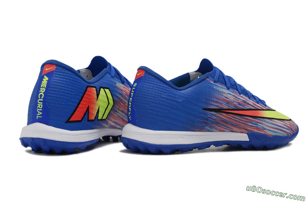 Nike Air Zoom Mercurial Superfly 11 Elite TF Artificial Turf Soccer Shoes - Blue/Racer Blue/Volt 6