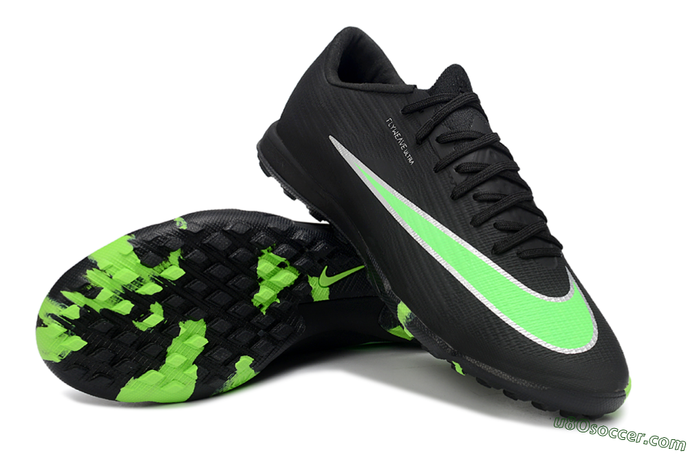 Nike Air Zoom Mercurial Superfly 11 Elite TF Artificial Turf Soccer Shoes - Black/Black/Electric Green 3