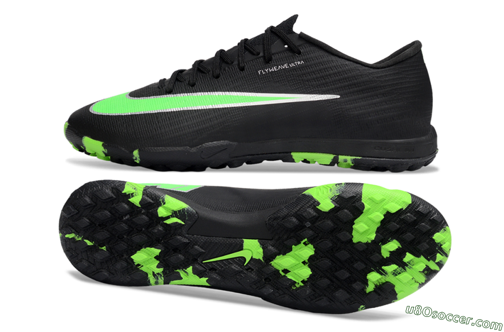 Nike Air Zoom Mercurial Superfly 11 Elite TF Artificial Turf Soccer Shoes - Black/Black/Electric Green 0