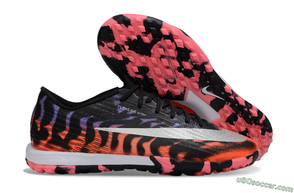 Nike Air Zoom Mercurial Superfly 11 Elite TF Artificial Turf Soccer Shoes - Black/Black/Total Orange/Pink Blast 1