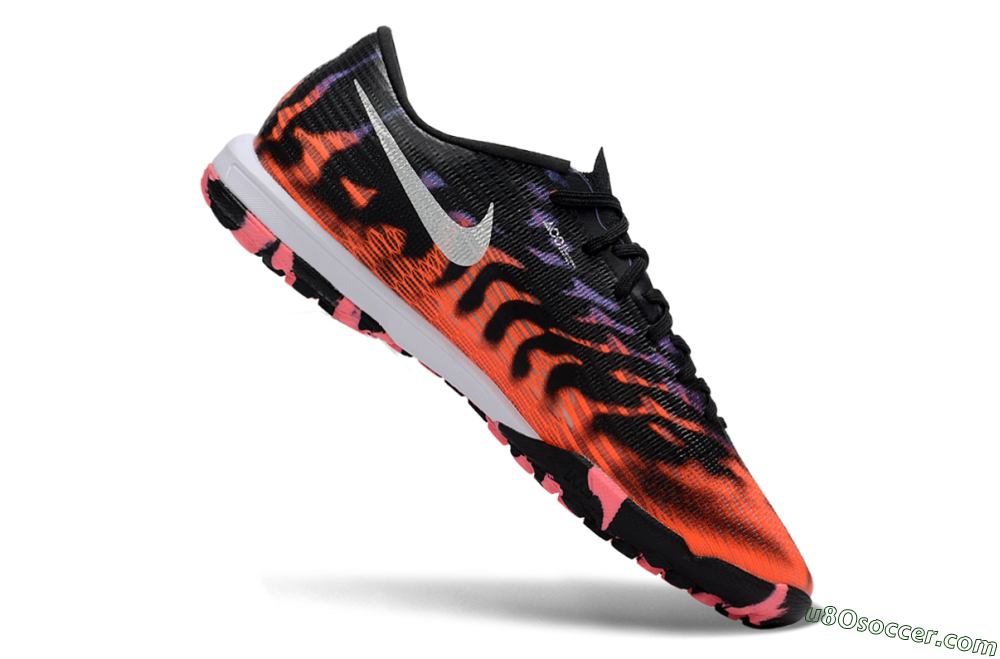 Nike Air Zoom Mercurial Superfly 11 Elite TF Artificial Turf Soccer Shoes - Black/Black/Total Orange/Pink Blast 4
