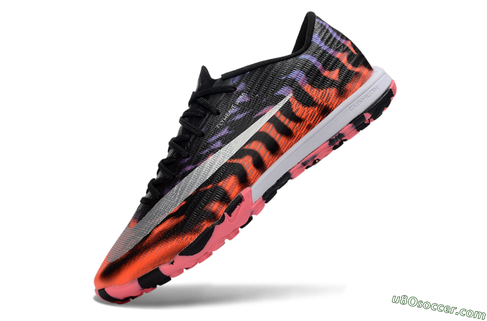 Nike Air Zoom Mercurial Superfly 11 Elite TF Artificial Turf Soccer Shoes - Black/Black/Total Orange/Pink Blast 5