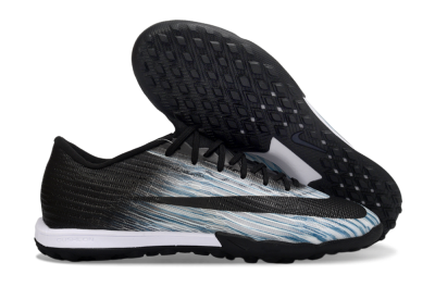 Nike Air Zoom Mercurial Superfly 11 Elite TF Artificial Turf Soccer Shoes - Black/Black/White/Light Blue