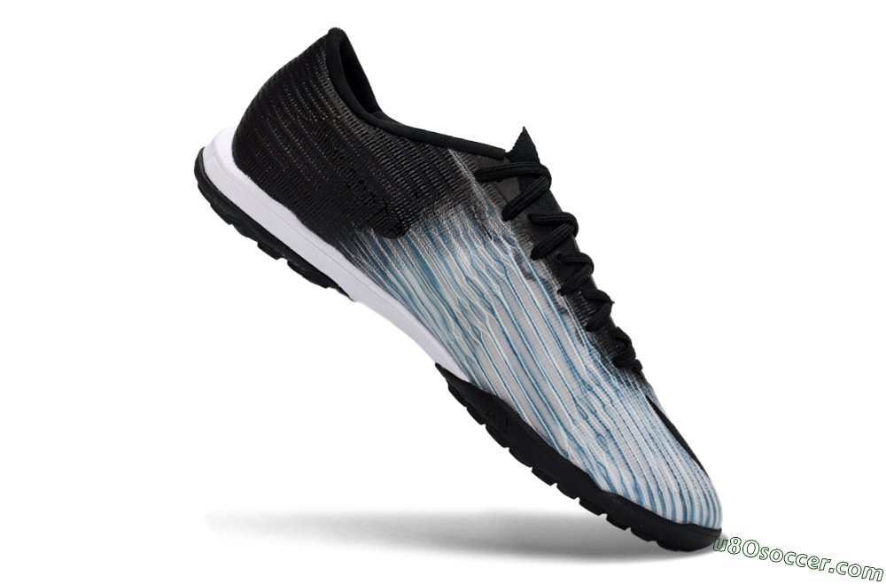 Nike Air Zoom Mercurial Superfly 11 Elite TF Artificial Turf Soccer Shoes - Black/Black/White/Light Blue 4