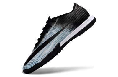 Nike Air Zoom Mercurial Superfly 11 Elite TF Artificial Turf Soccer Shoes - Black/Black/White/Light Blue